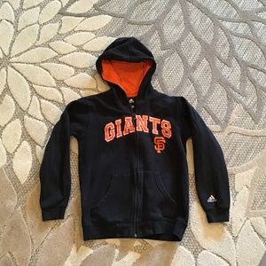 SF Giants Hooded Adidas zip up sweatshirt